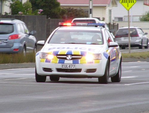 New Zealand police car