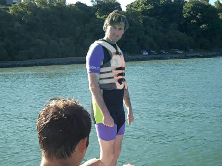 20101208 - water skiing in Auckland New Zealand