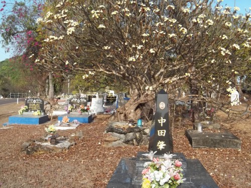 Japanese graveyard